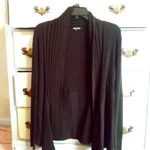 Black cardigan